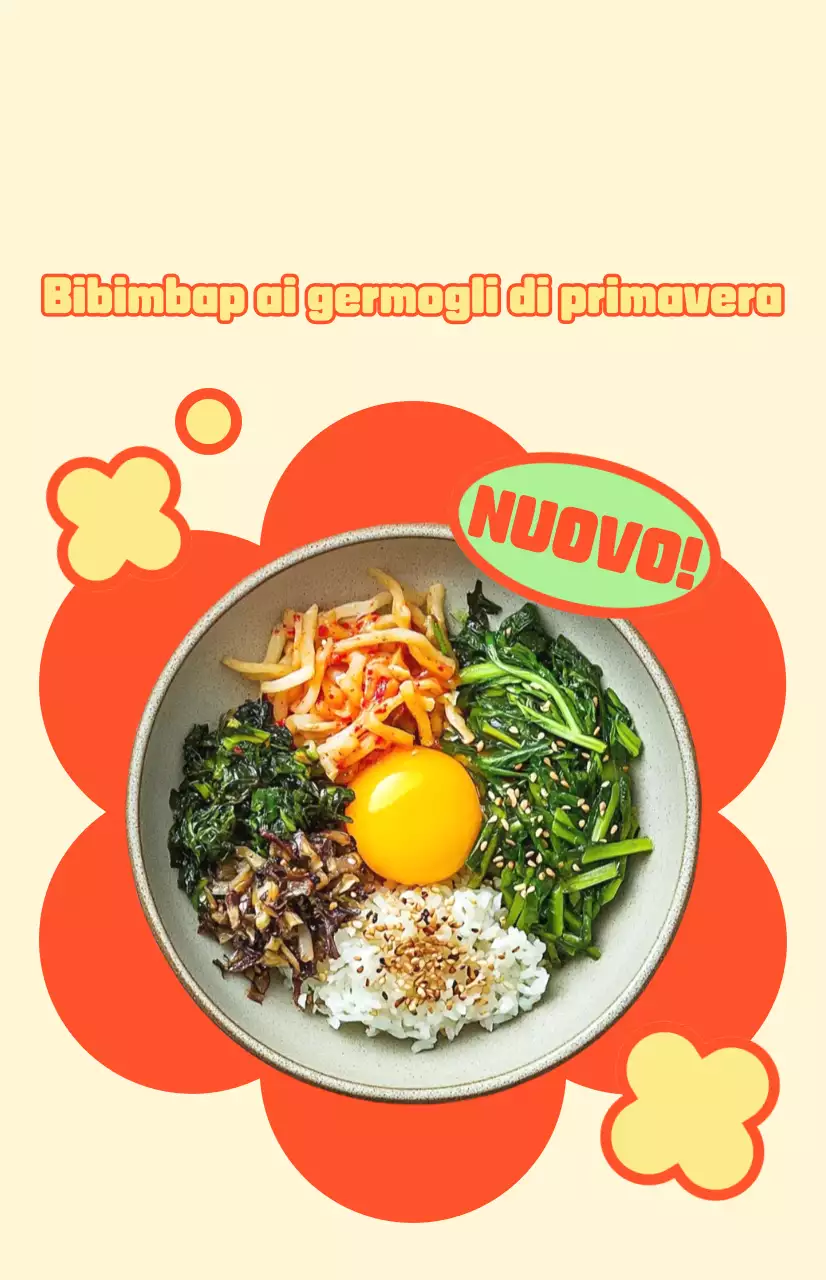 Pubblicità di cibo Orange Pop