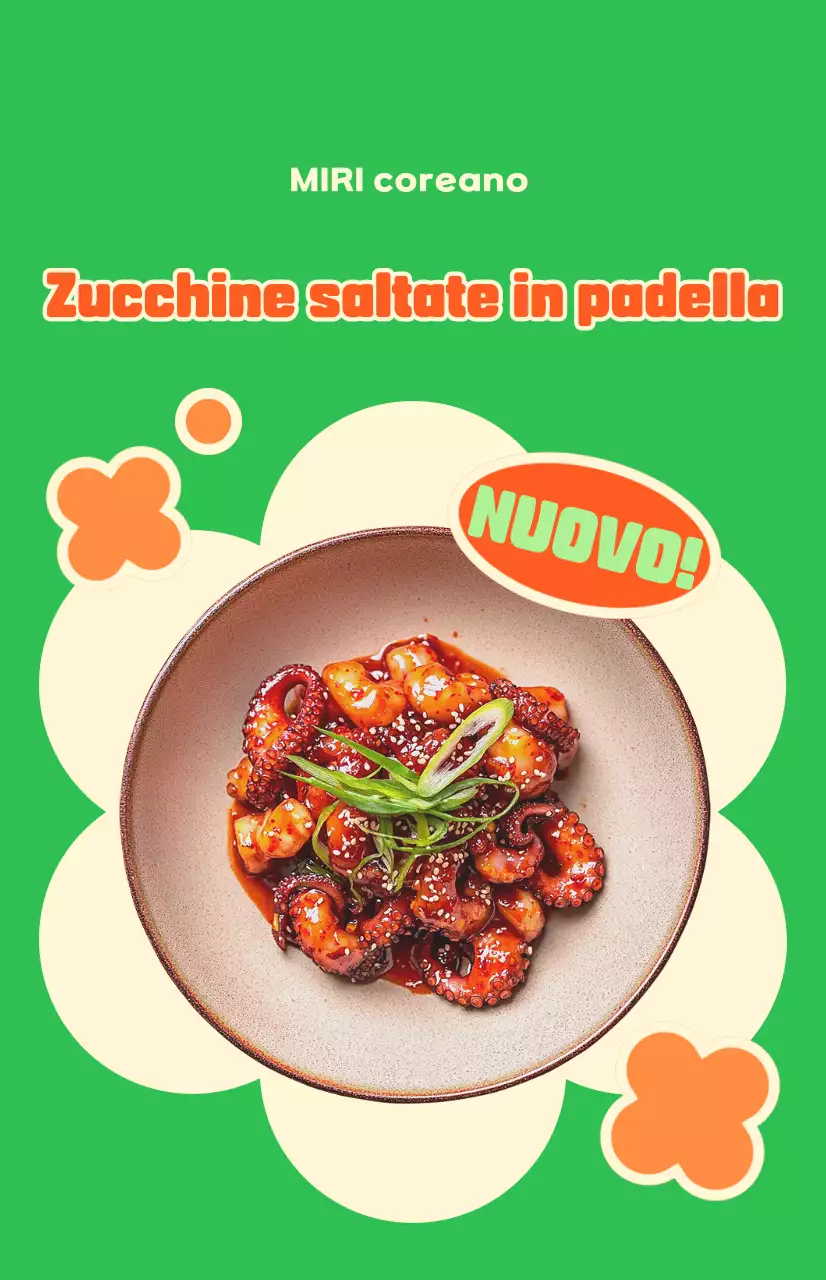 Pubblicità di cibo Orange Pop