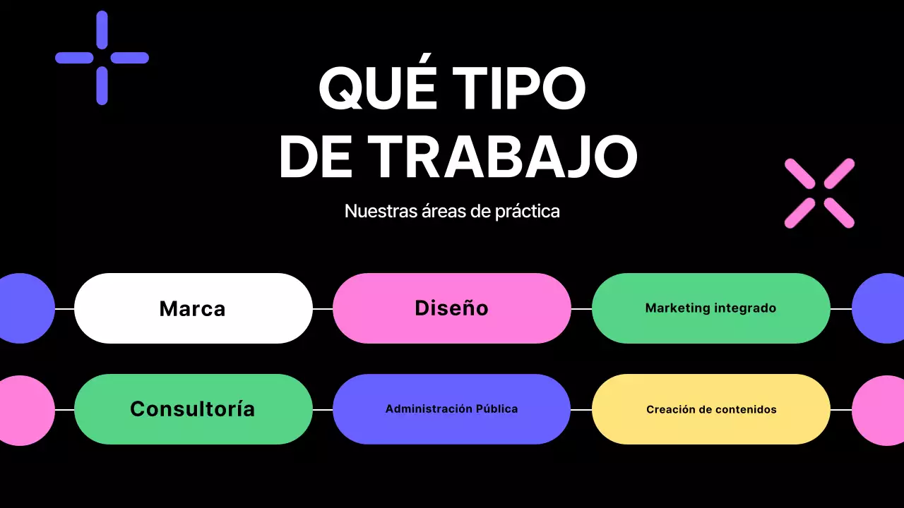 perfil de la empresa black modern design