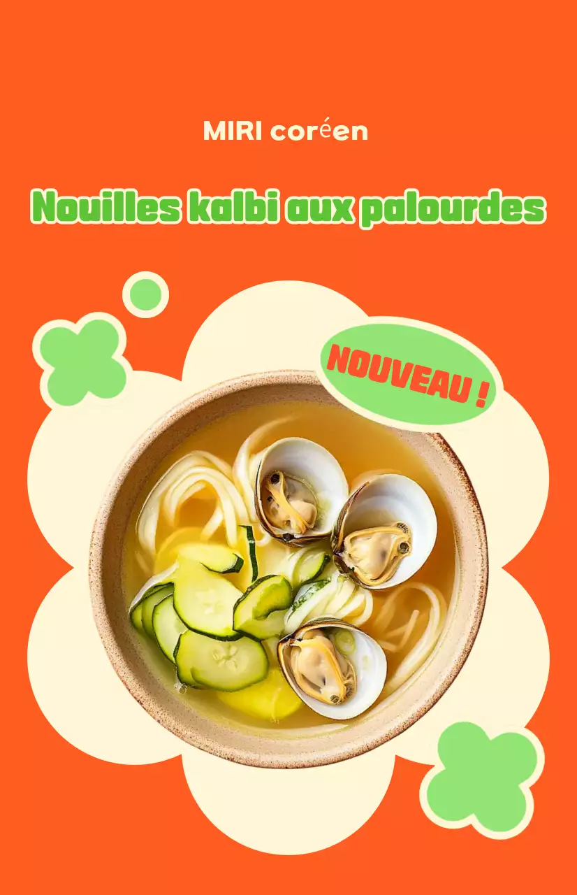 Publicité pour la nourriture Orange Pop