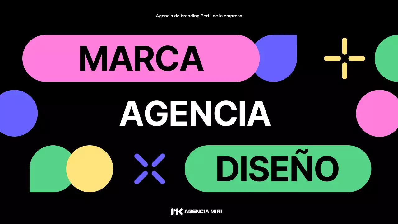 perfil de la empresa black modern design