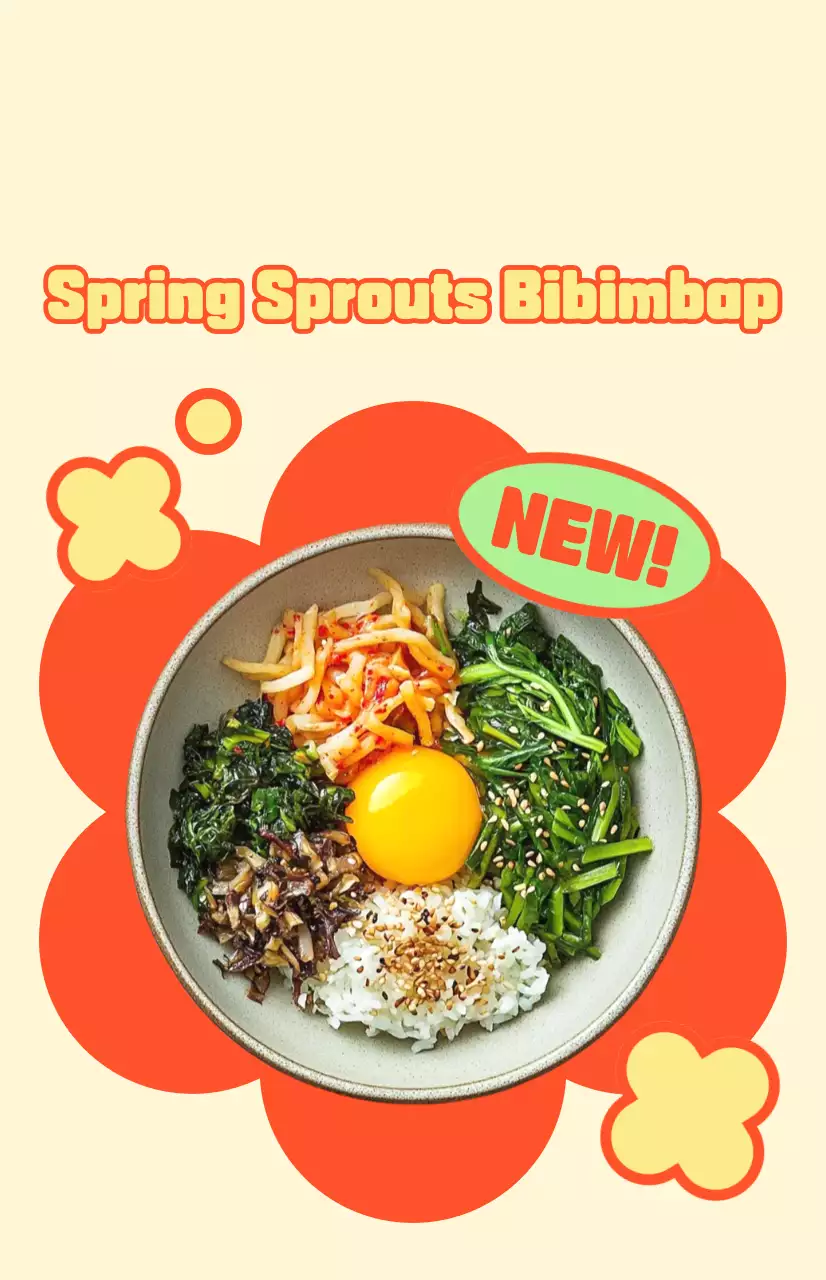 Anúncio de comida Orange Pop