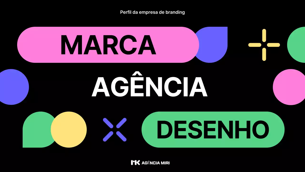 perfil da empresa black modern design