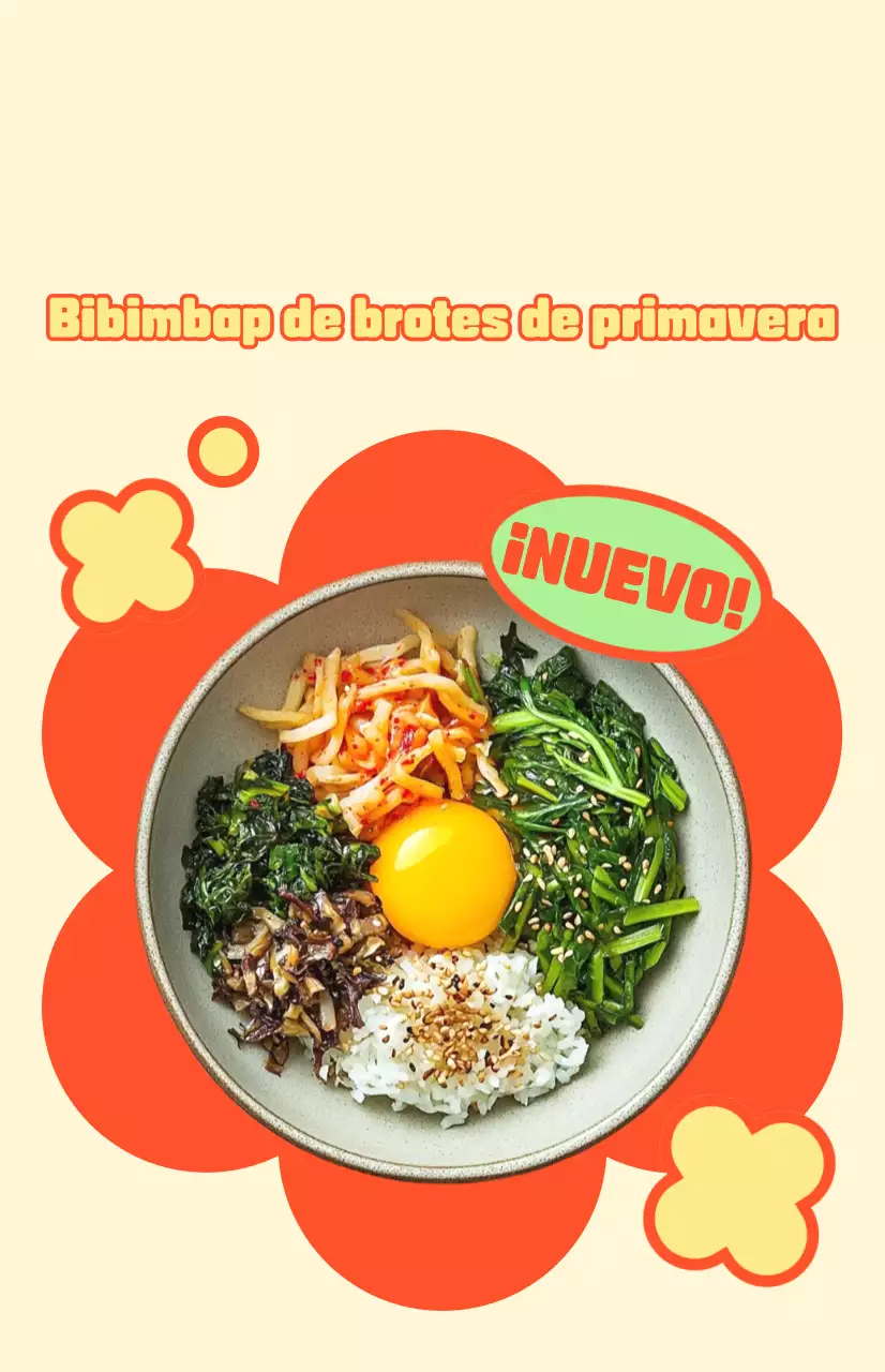 Anuncio de comida Orange Pop