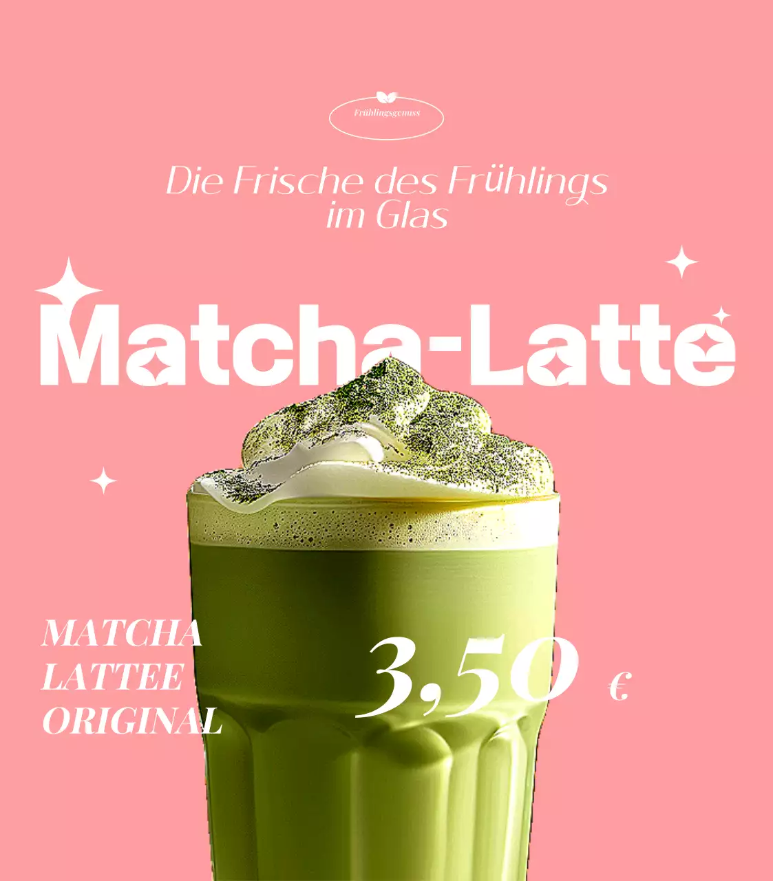 Werbung für Pink-Pop-Getränk