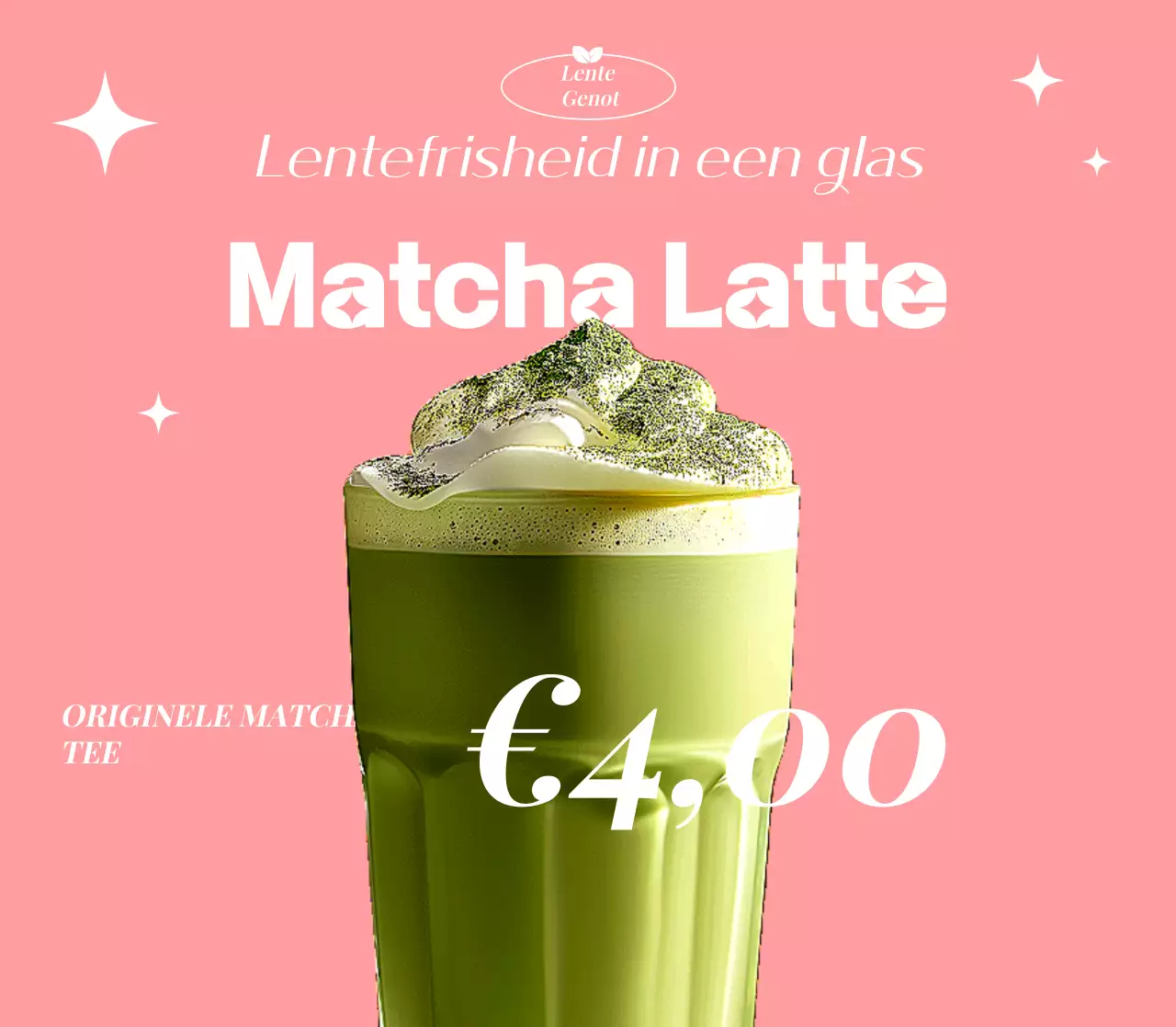 Roze Schone Drank Advertentie