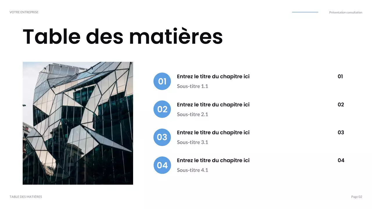 présentation informatique moderne noire