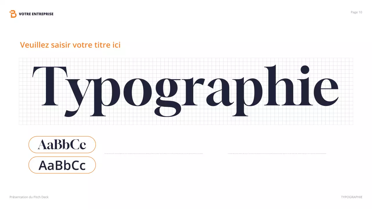 présentation de l'agence orange moderne