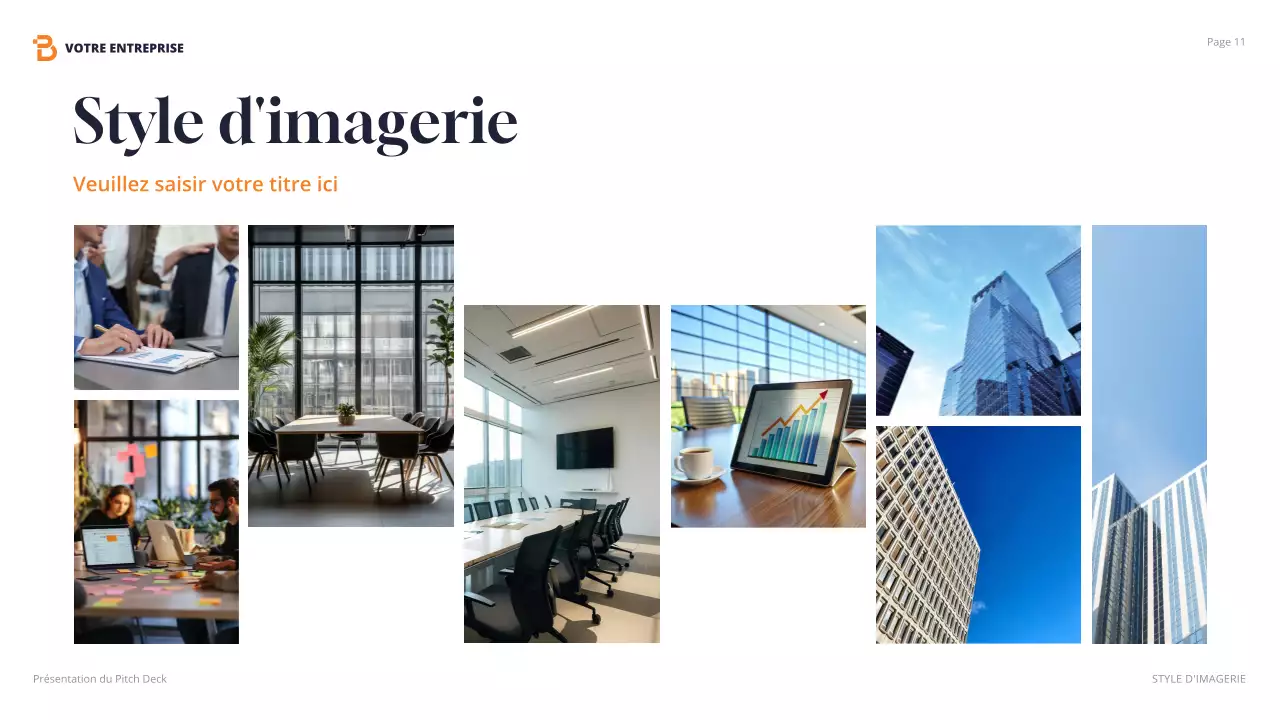 présentation de l'agence orange moderne