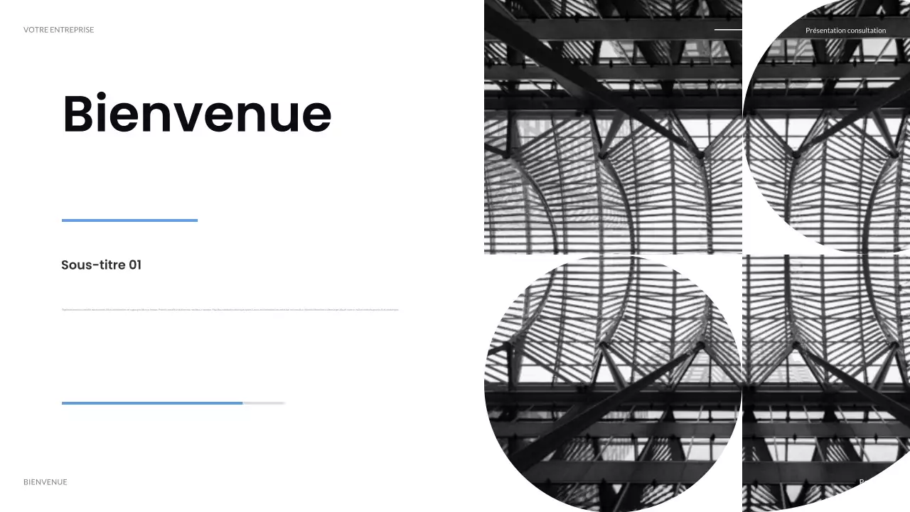 présentation informatique moderne noire