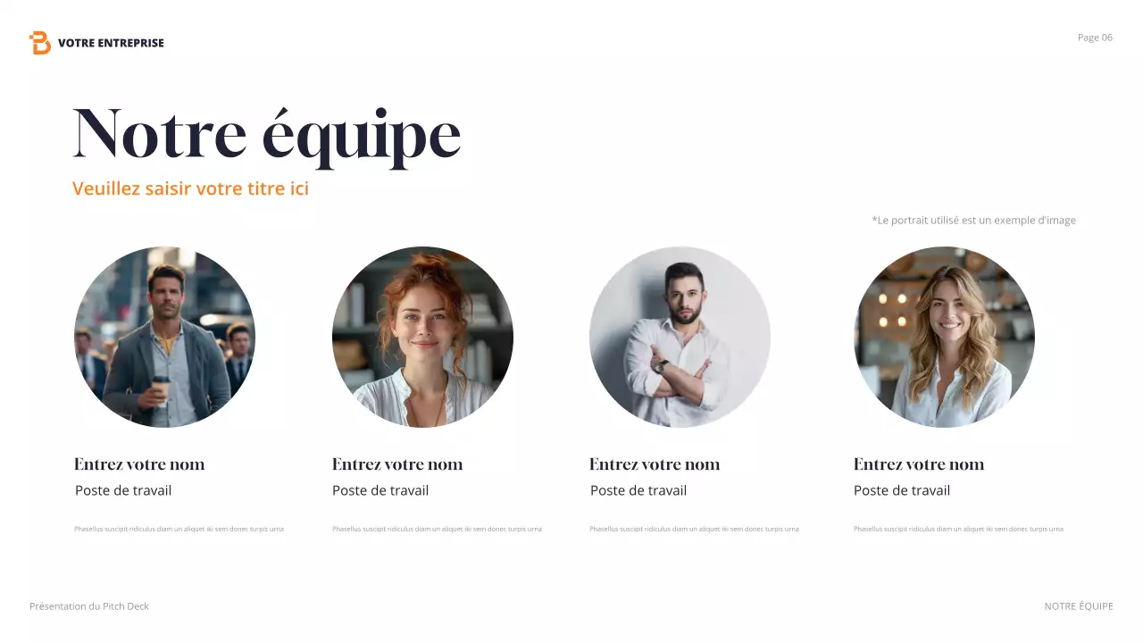 présentation de l'agence orange moderne