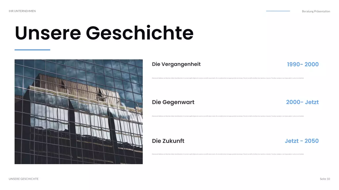 schwarze moderne IT-Präsentation