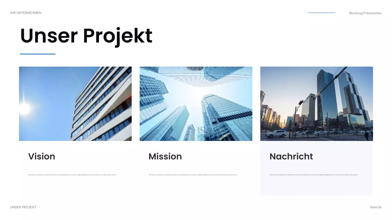 schwarze moderne IT-Präsentation