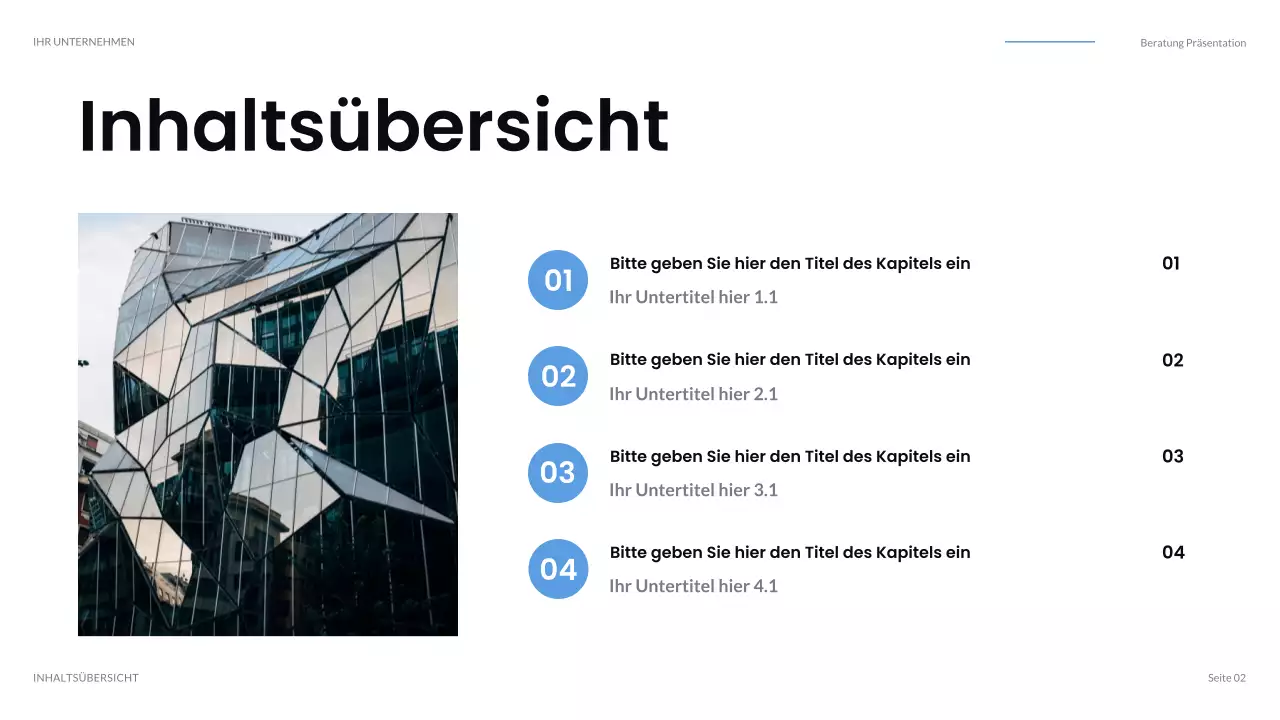 schwarze moderne IT-Präsentation