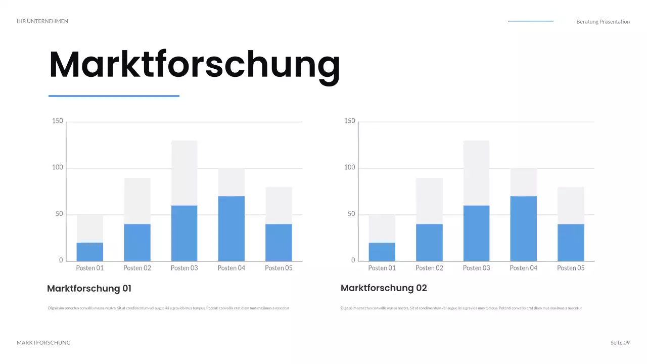 schwarze moderne IT-Präsentation