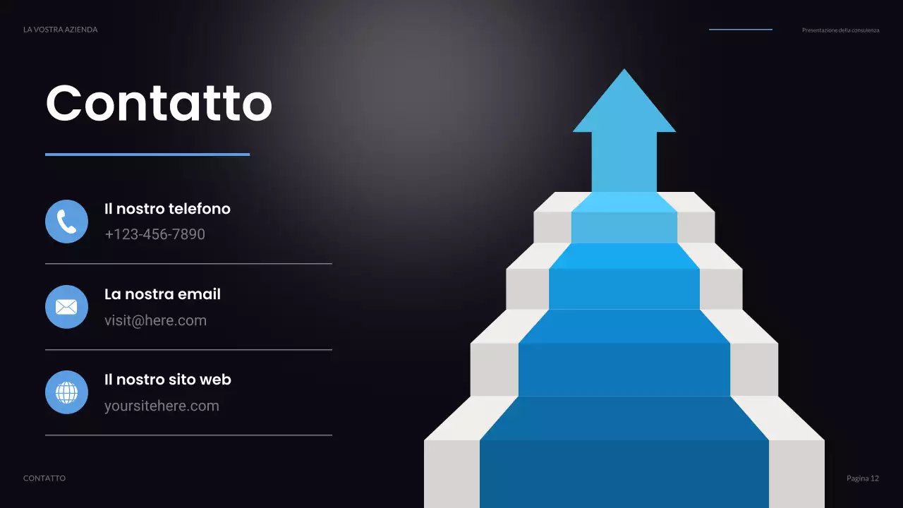 presentazione IT moderna nera
