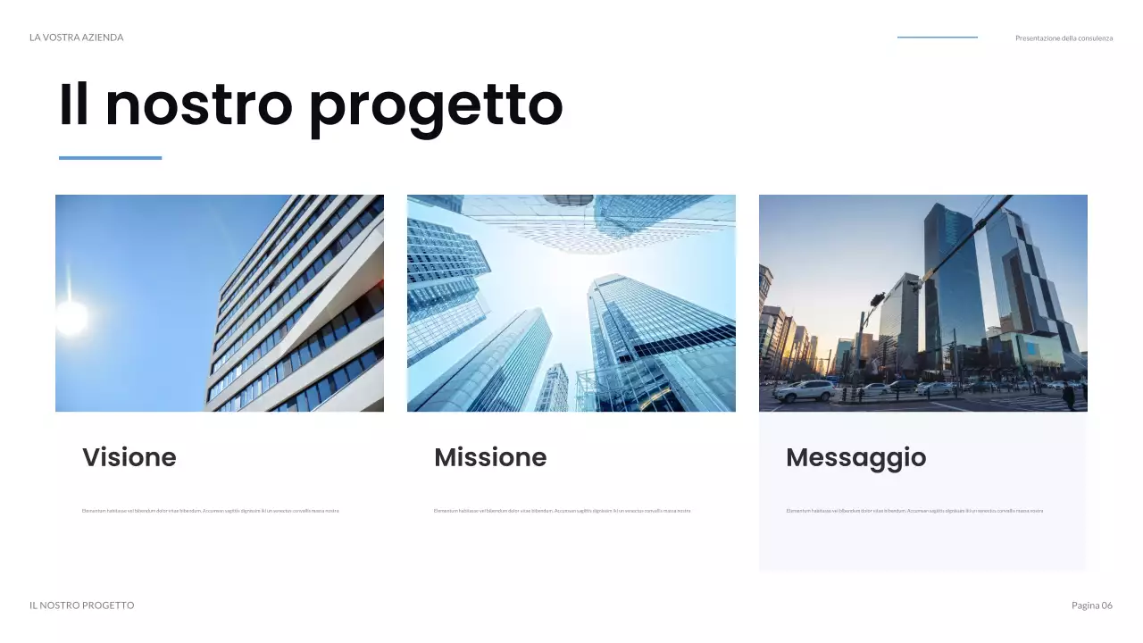 presentazione IT moderna nera