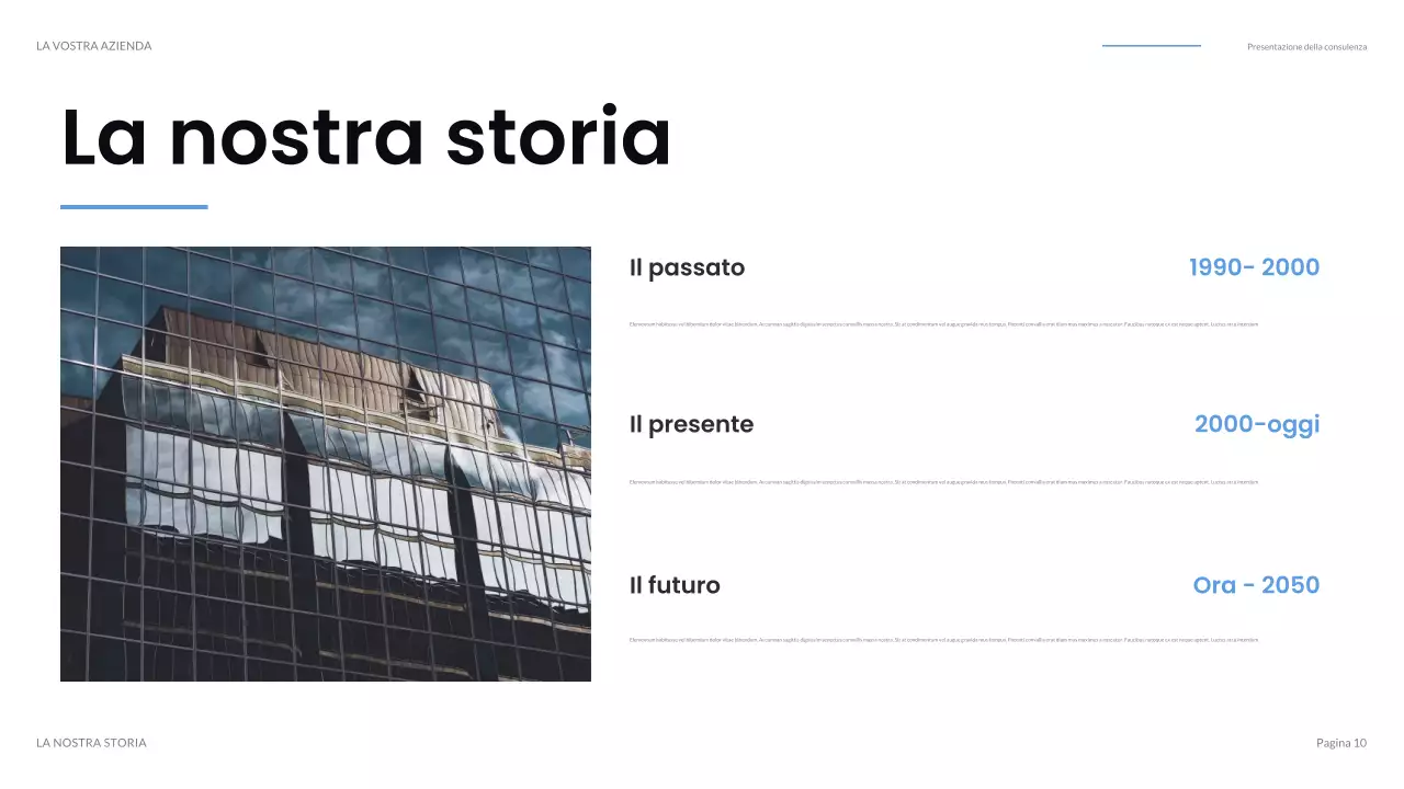 presentazione IT moderna nera