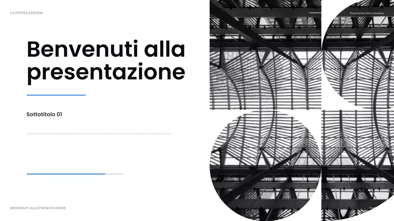 presentazione IT moderna nera