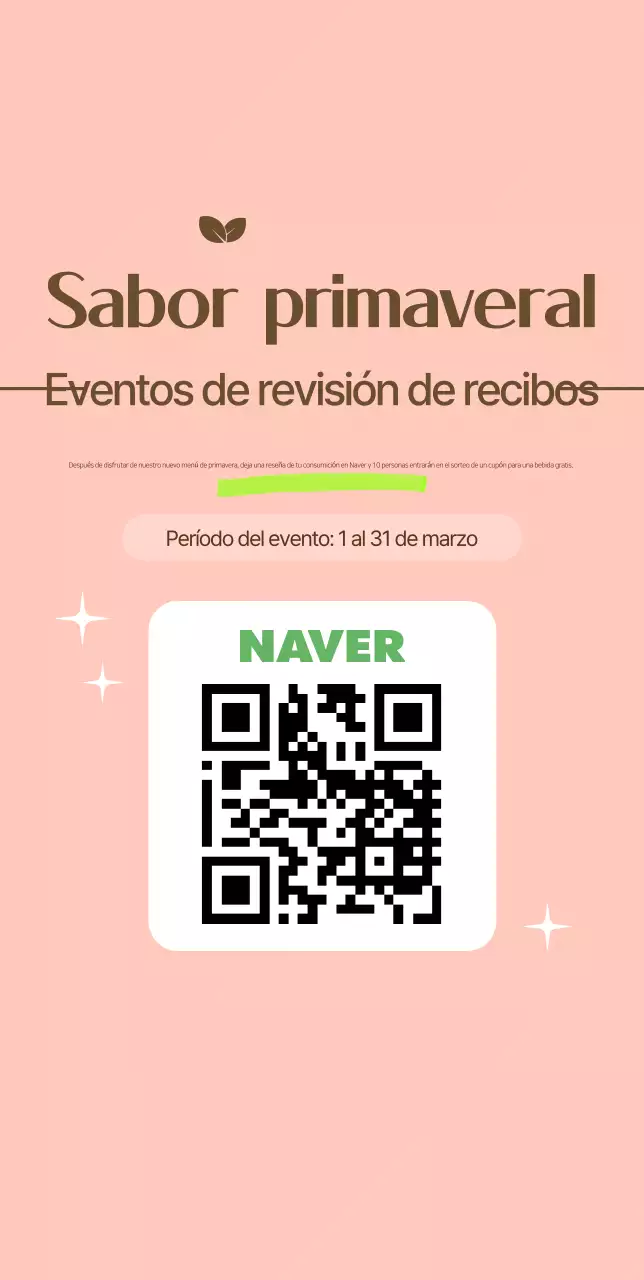 Anuncio de helado verde sencillo