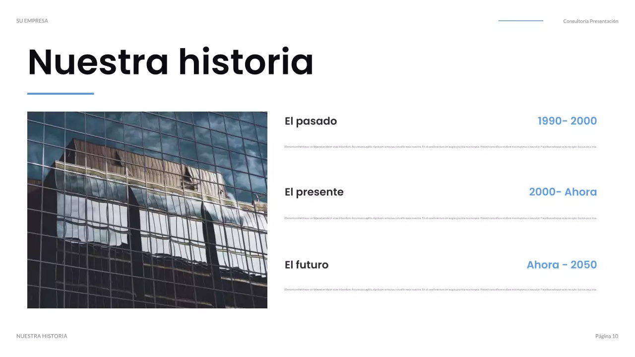 Presentación de TI moderna en negro