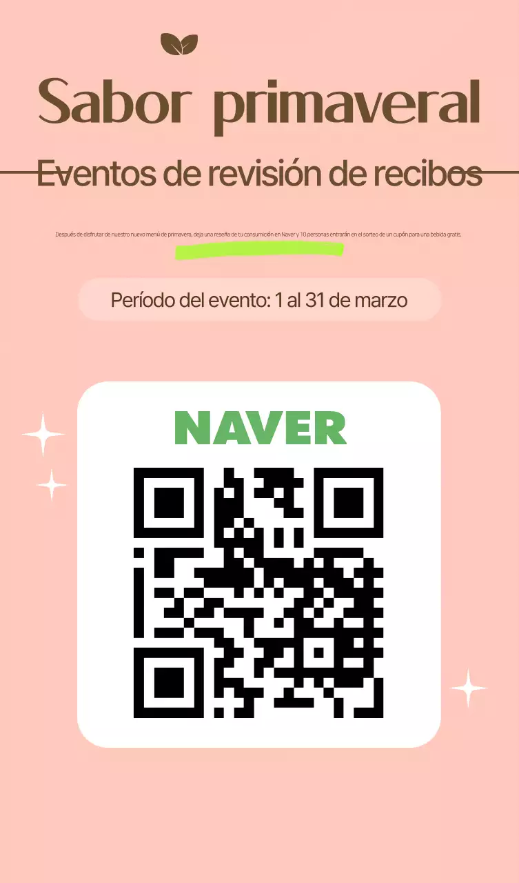 Anuncio de postre limpio y ecológico