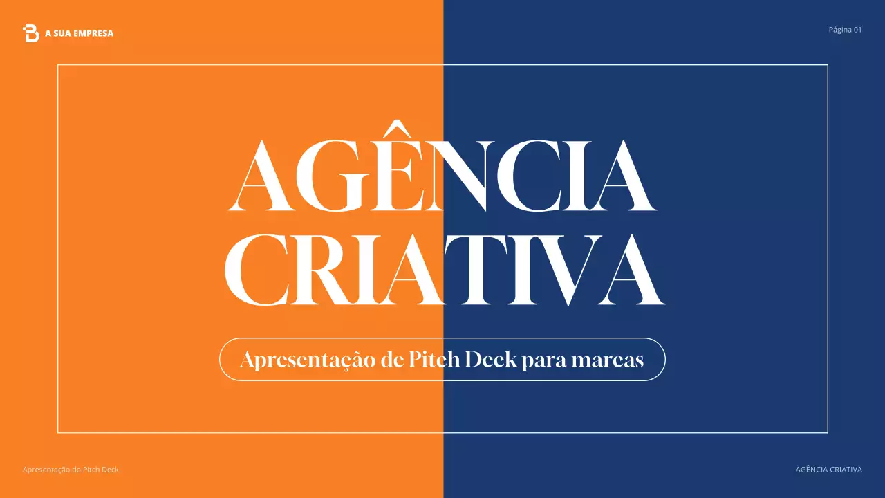 apresentação da agência moderna laranja