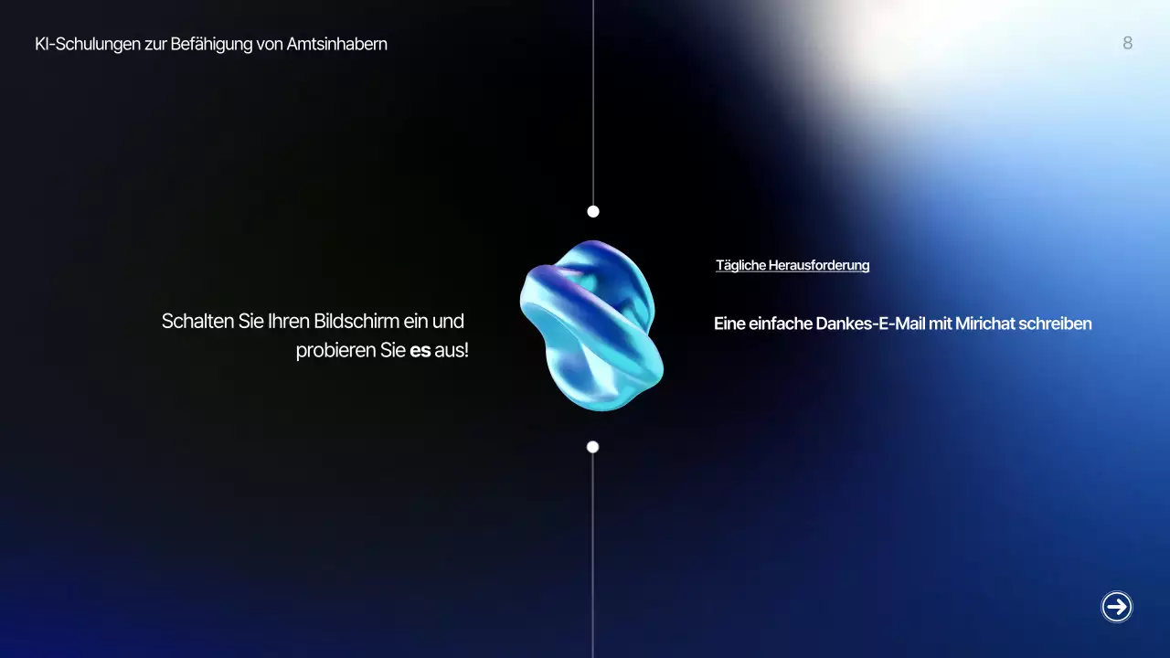 Blaue moderne Lehrmaterialien