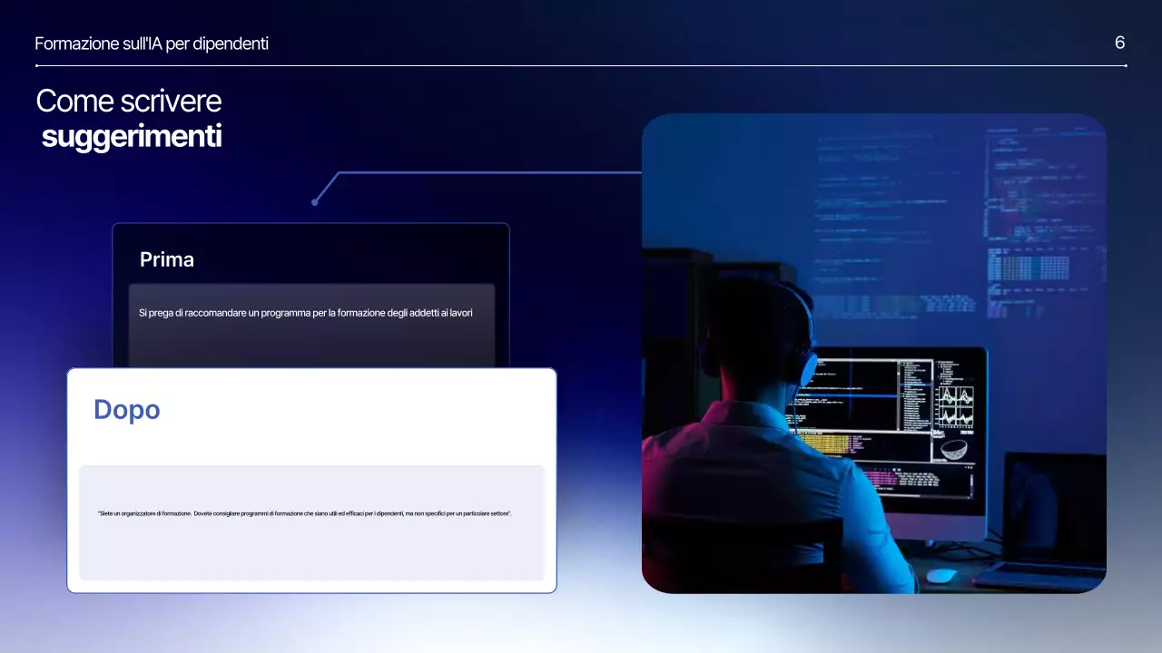Materiali didattici moderni blu