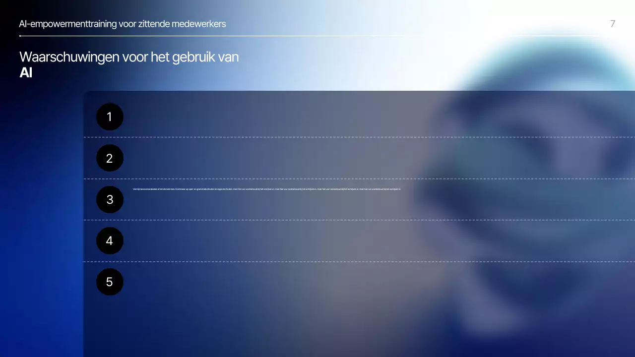 Blauwe moderne educatieve materialen