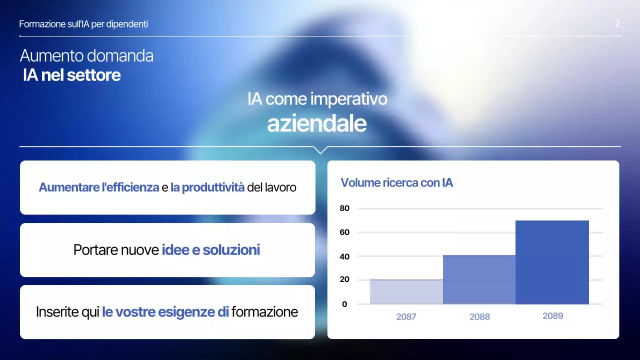 Materiali didattici moderni blu