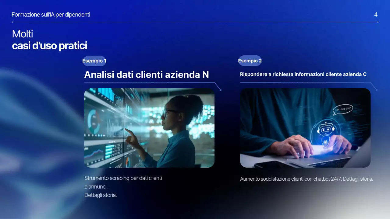 Materiali didattici moderni blu