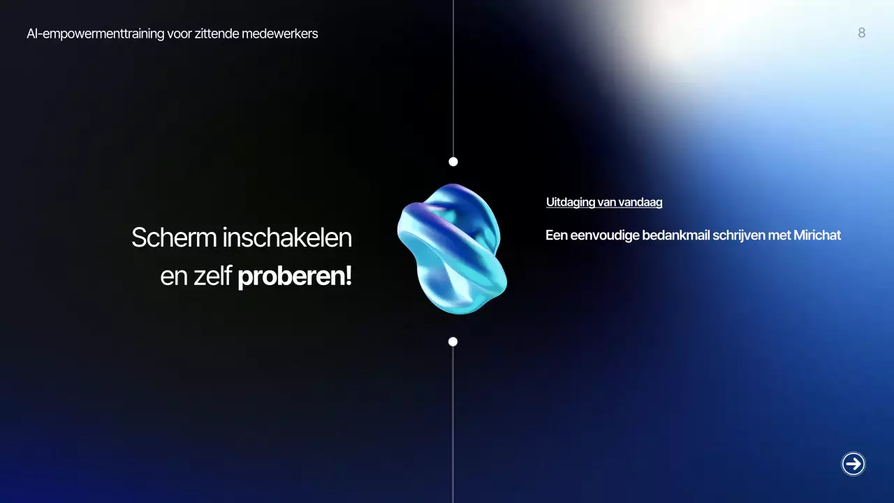 Blauwe moderne educatieve materialen