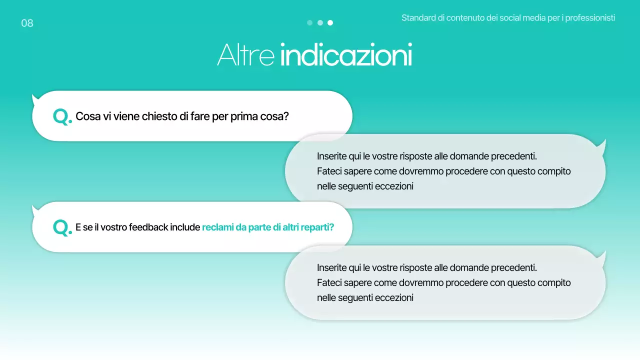 Materiali didattici sui contenuti SNS moderni Mint
