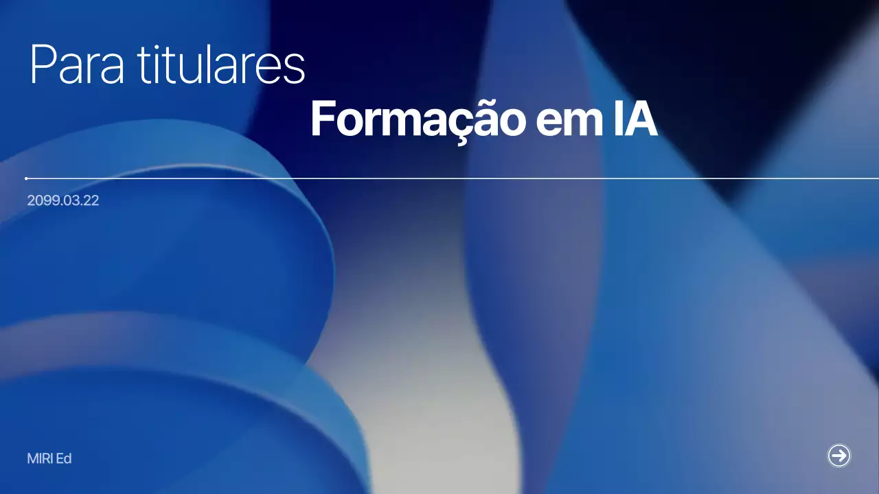 Materiais Educacionais Modernos Azuis