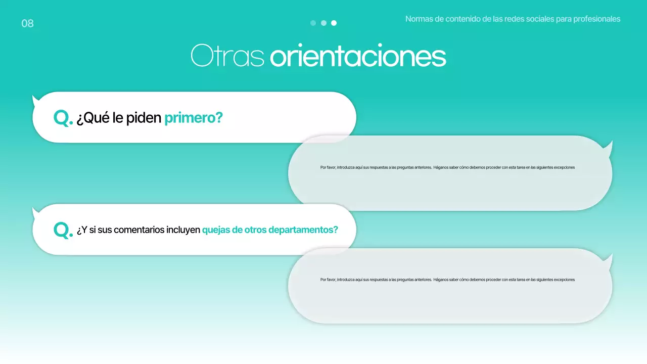 Materiales de capacitación sobre contenido de redes sociales modernas de Mint