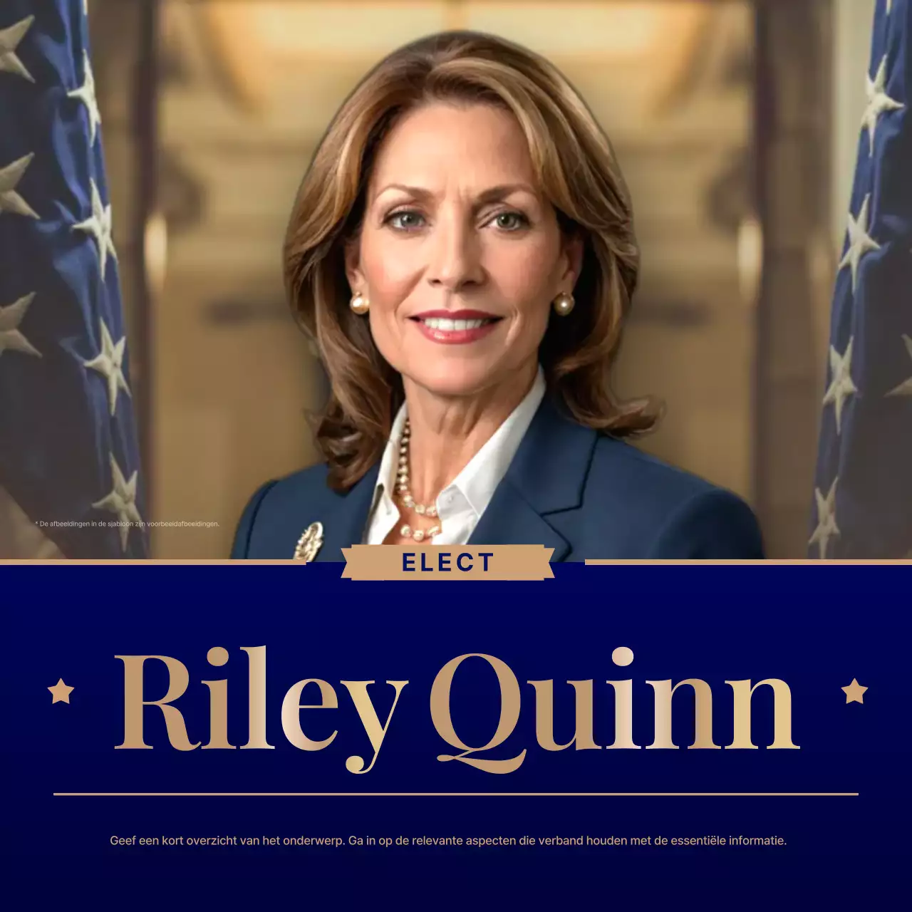 marine professionele verkiezingsadvertentie