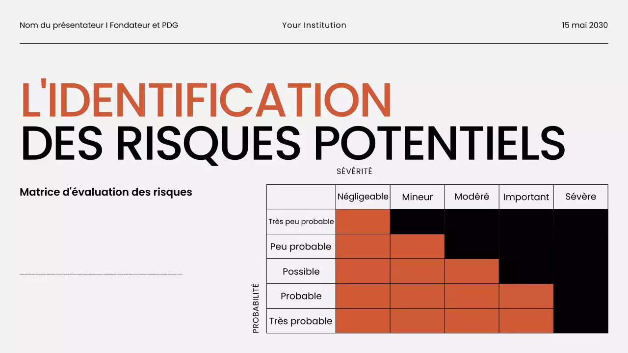 Présentation du matériel du webinaire d'entreprise minimaliste en noir et blanc