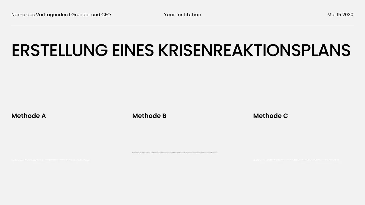 Schwarz-weißes minimalistisches Business-Webinarmaterial Präsentation