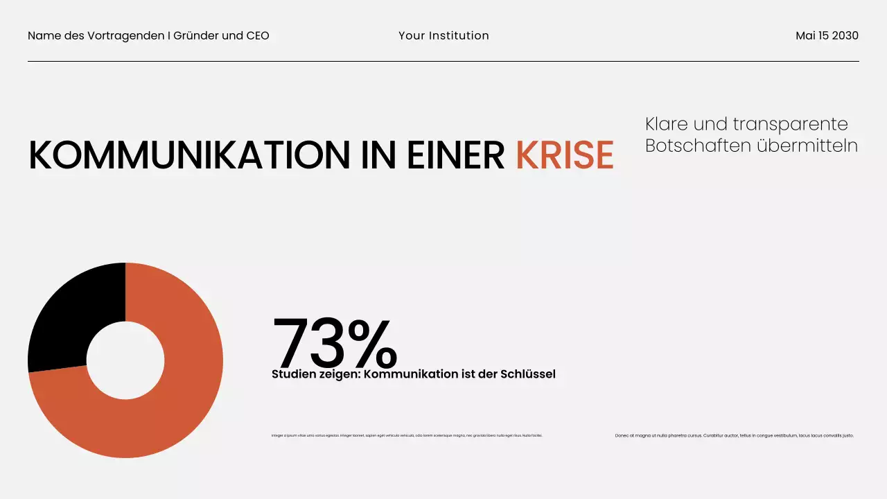 Schwarz-weißes minimalistisches Business-Webinarmaterial Präsentation