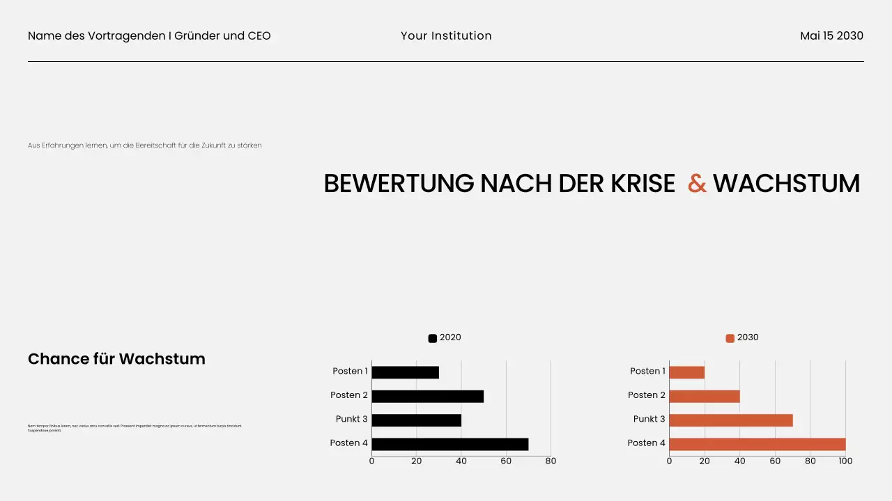 Schwarz-weißes minimalistisches Business-Webinarmaterial Präsentation