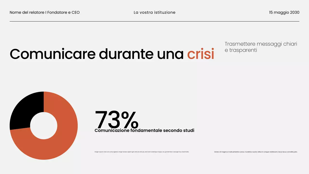 Presentazione del materiale del webinar aziendale minimalista in bianco e nero