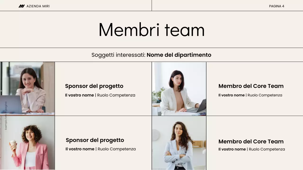 Presentazione del meeting di avvio del progetto Beige and Black