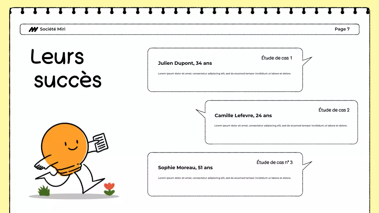 Présentation du Food Tracker blanc et jaune