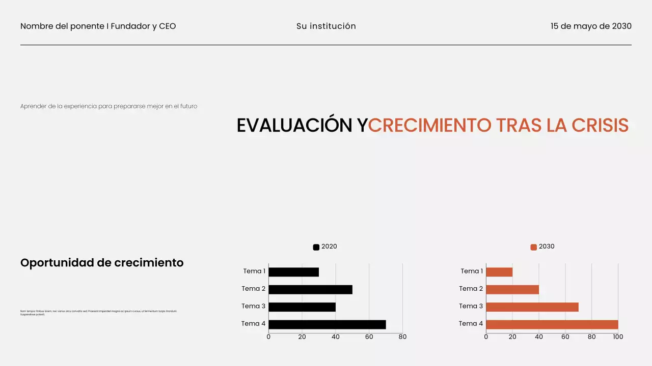 Presentación de material para seminarios web empresariales minimalistas en blanco y negro