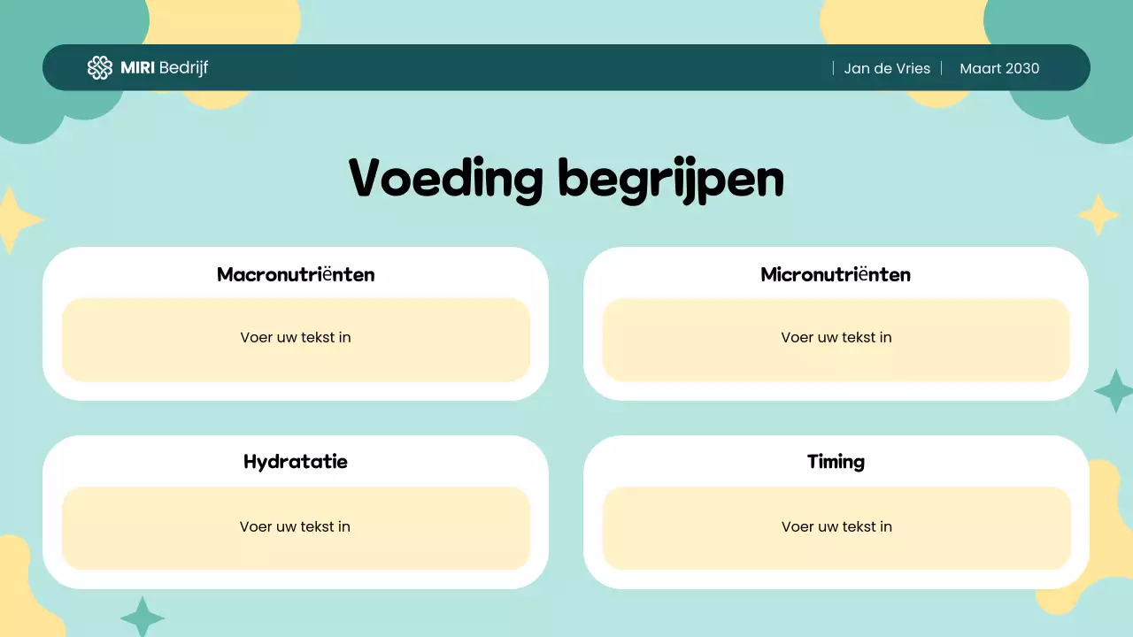 Geelgroene kleurrijke speelse voedseltracker