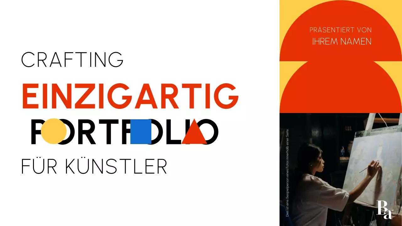 red bauhaus art portfolio