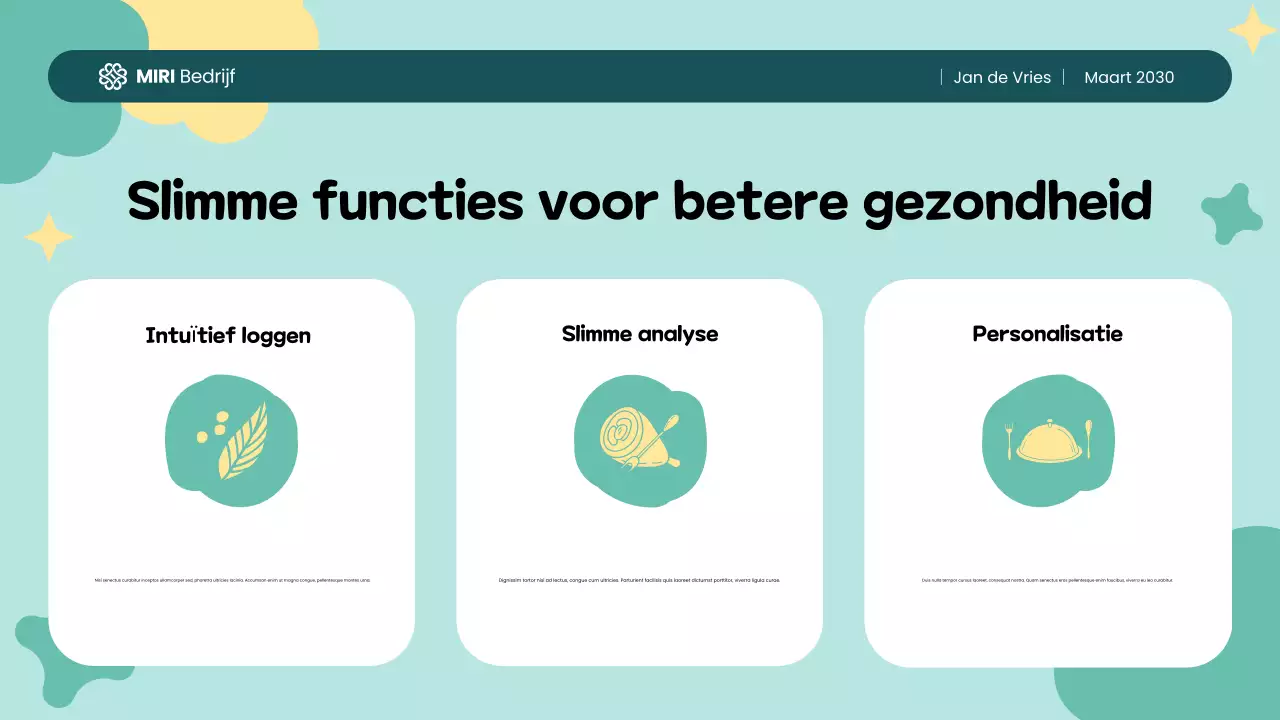 Geelgroene kleurrijke speelse voedseltracker