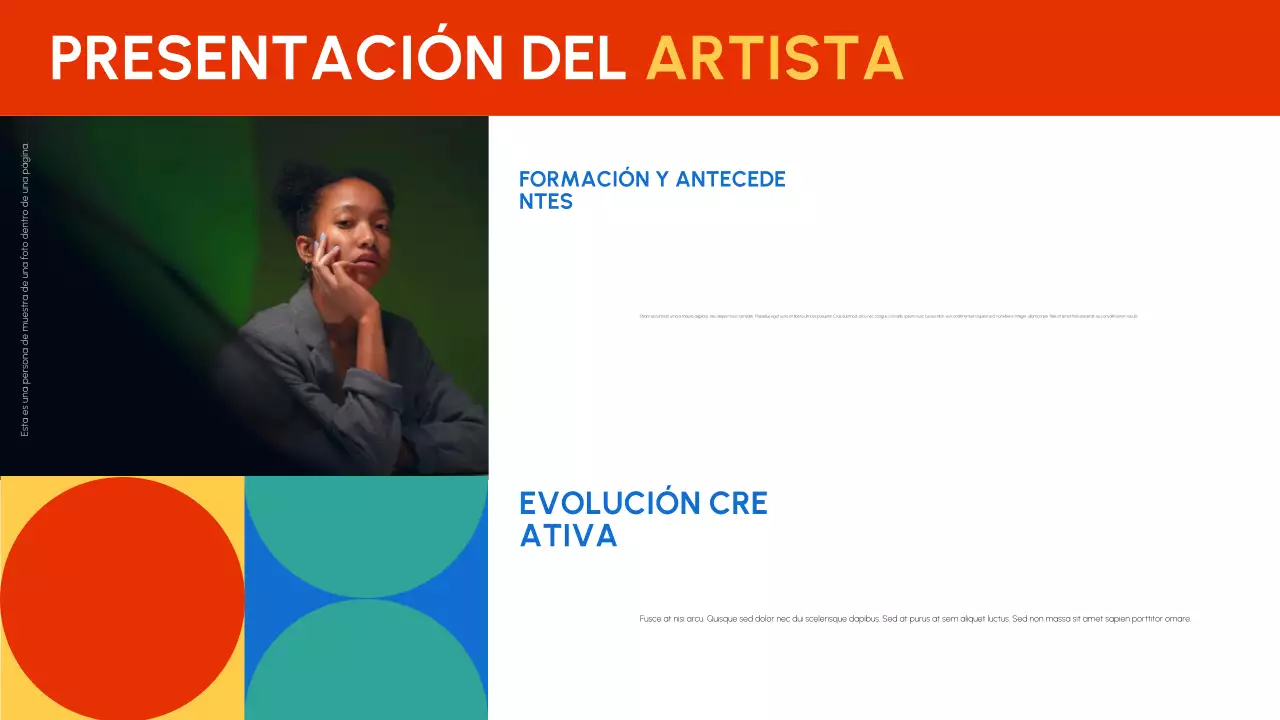 Portafolio de arte rojo de la Bauhaus