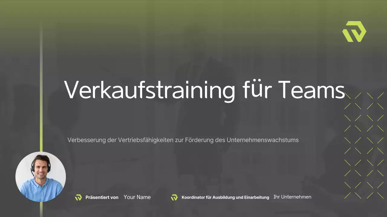 Schulungshandbuch für Green Modern Sales